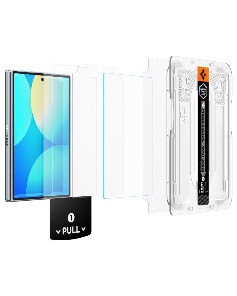 Samsung Galaxy Z Fold8 Spigen Glass tR EZ Fit Pro HD Screen Protection Glass - 2 pcs - Transparent