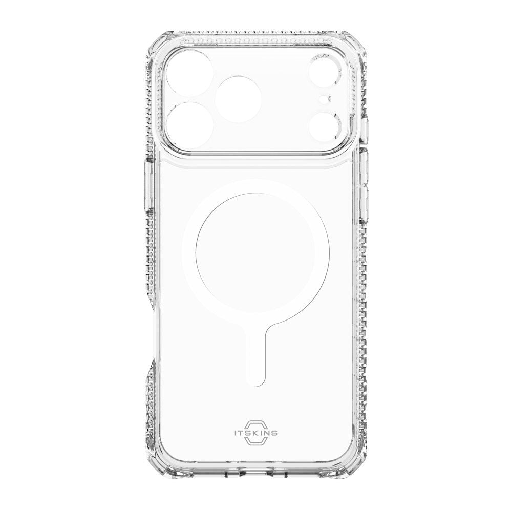 iPhone 17 Pro ITSKINS Hybrid MagClear Case - MagSafe Compatible - Transparent