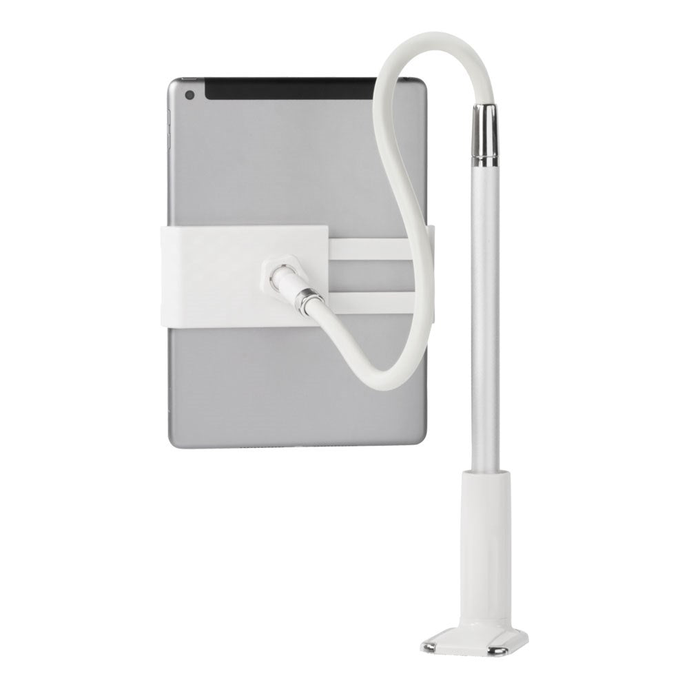Deltaco Desk Holder for Mobile & Tablet - 125 to 190 mm - White
