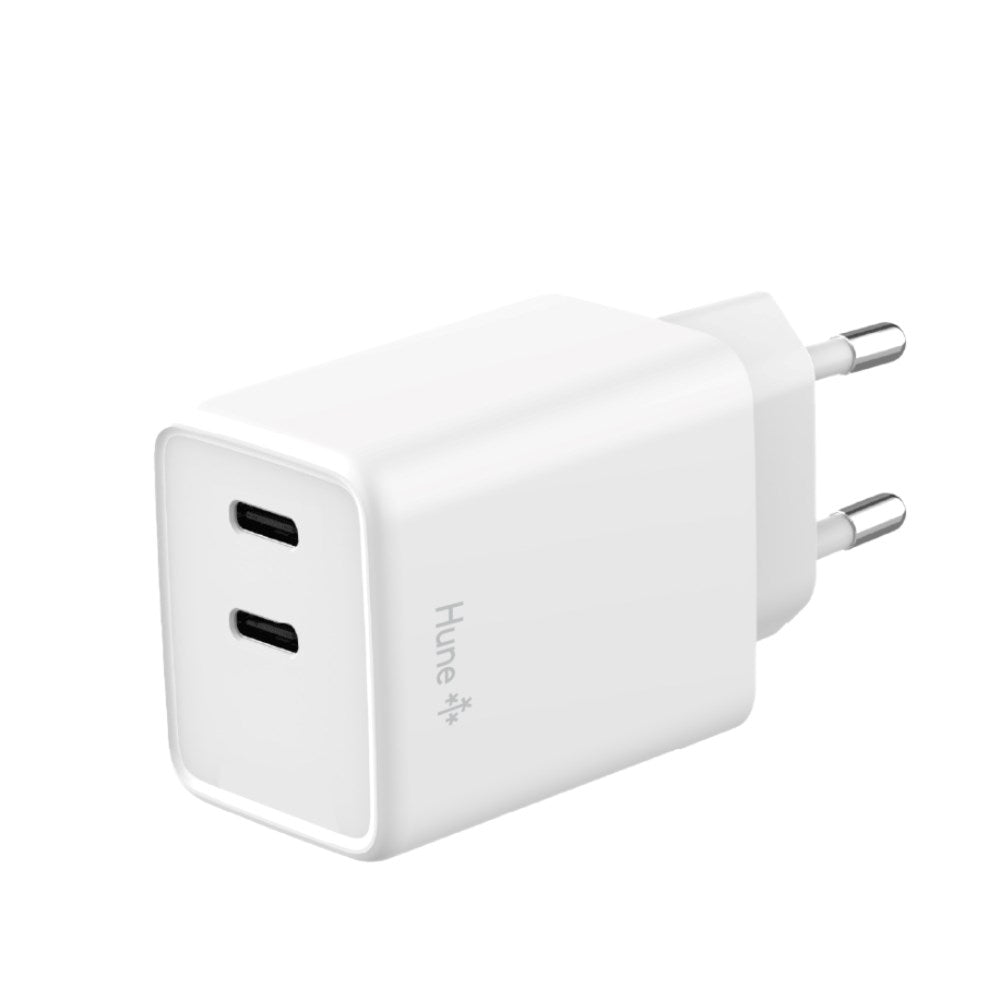 Hune Huron 45W Wall Charger with 2 x USB-C - White