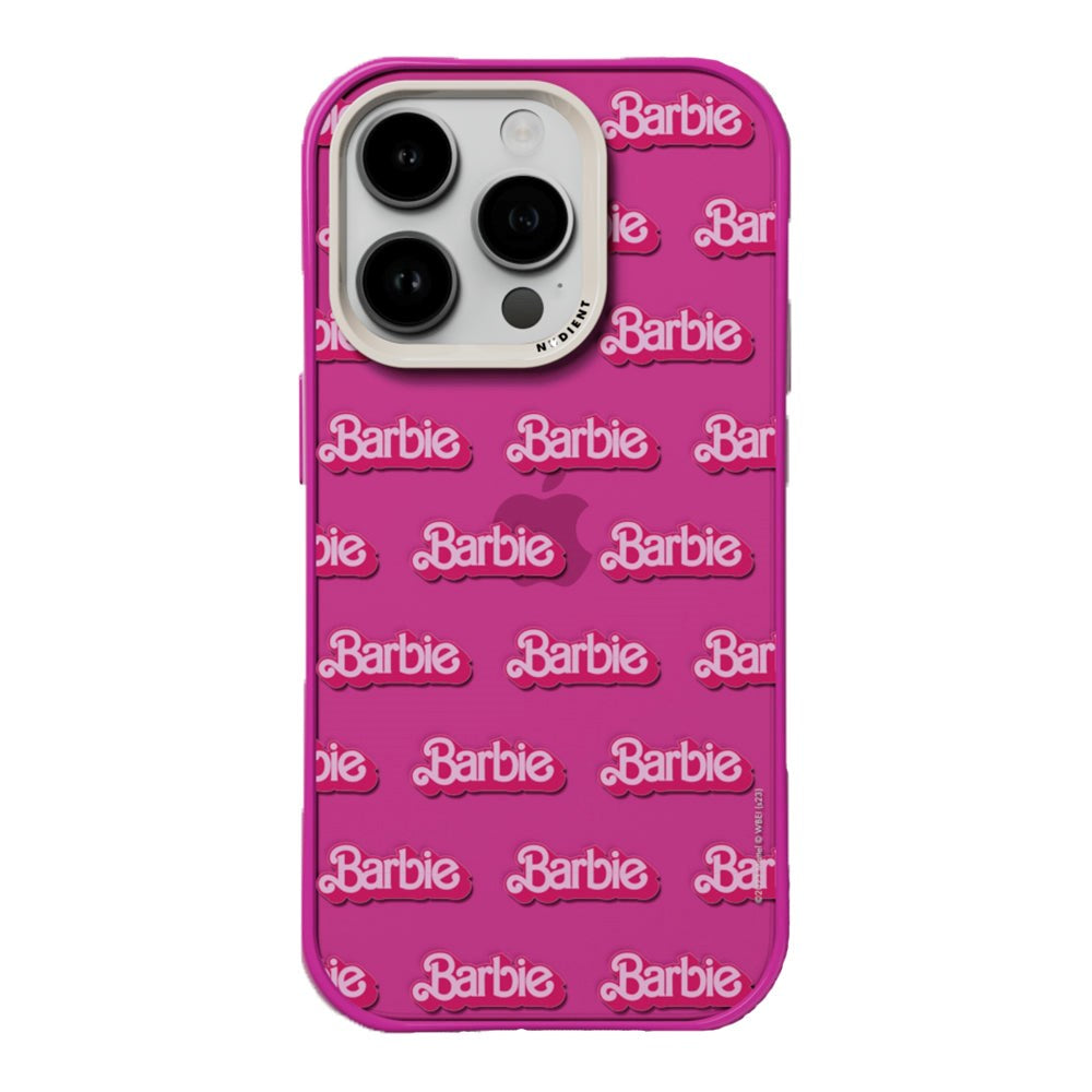 Nudient Form Case iPhone 14 Pro Case - Barbie Grid