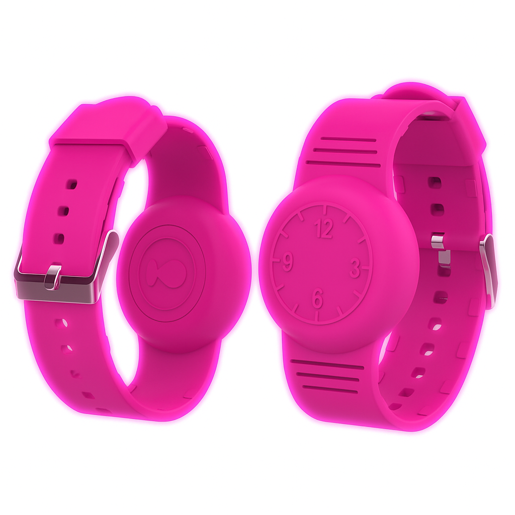 Apple AirTag 1. & 2. Gen. Silicone Strap - Luminous Pink