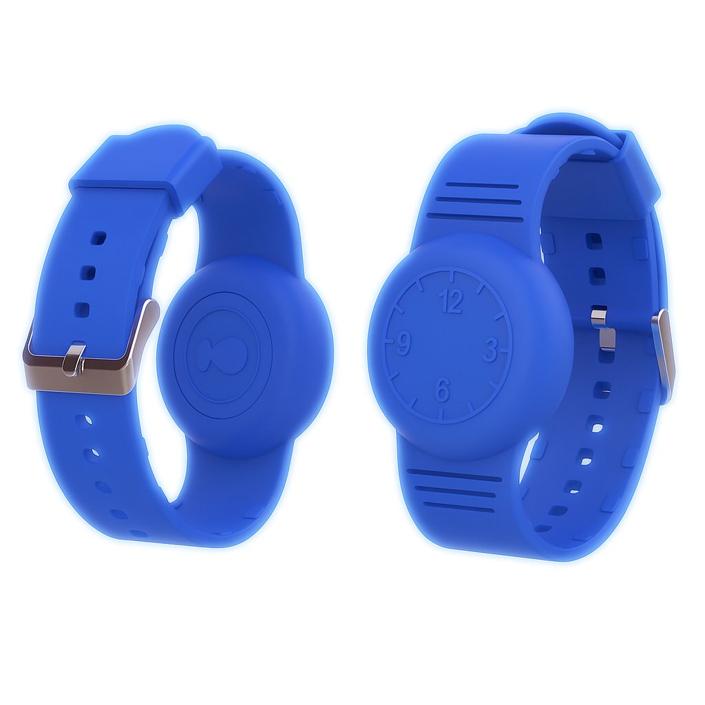 Apple AirTag 1. & 2. Gen. Silicone Strap - Luminous Blue