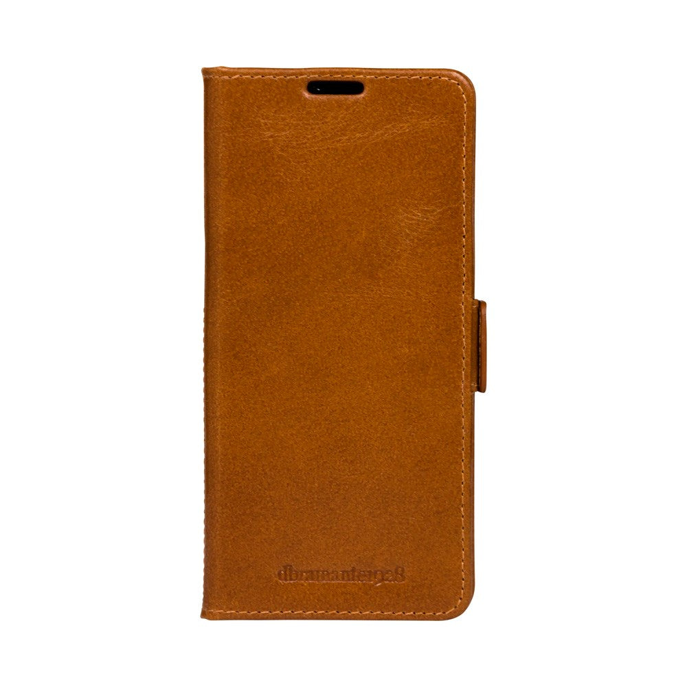 Samsung Galaxy S10 dbramante1928 Copenhagen Genuine Leather Flip Case with Wallet - Tan