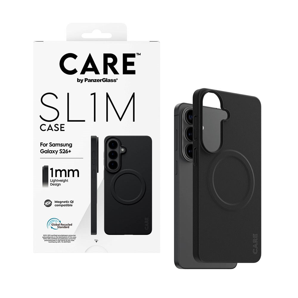 Samsung Galaxy S26+ (Plus) CARE by PanzerGlass SL1M Case - Black