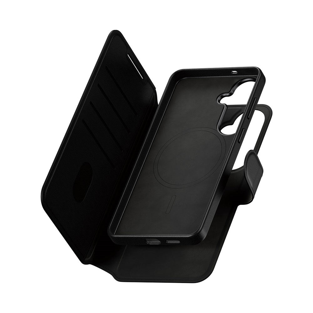 Samsung Galaxy S26+ (Plus) CARE by PanzerGlass Feature Tango 2-in-1 Flip Case with Wallet - Black