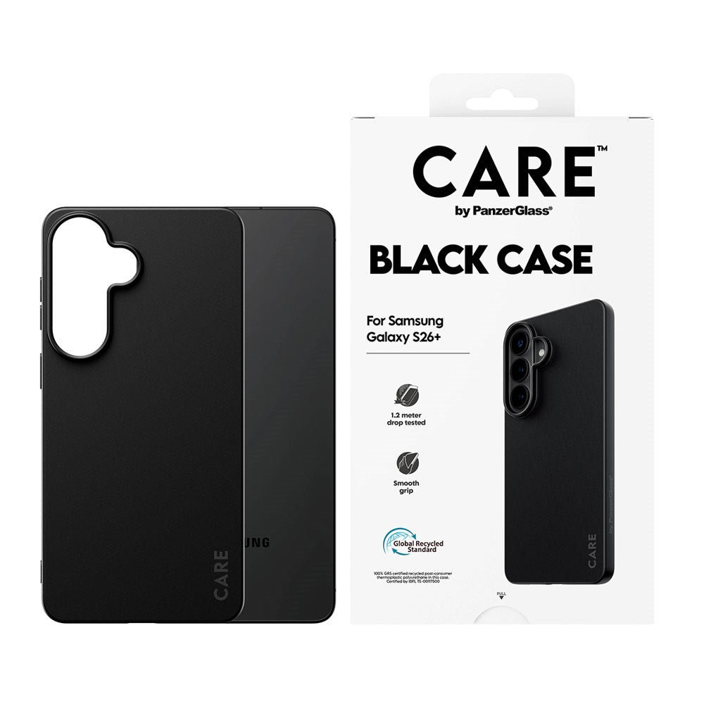 Samsung Galaxy S26+ (Plus) CARE by PanzerGlass Fearlessly Fashionable Case - Black