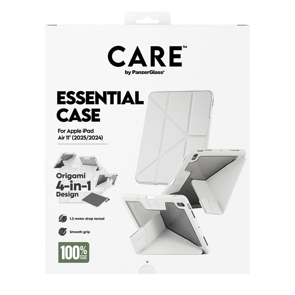 iPad Air 11" (2025 / 2024) Care by PanzerGlass Essential Case - Standing Function - Grey