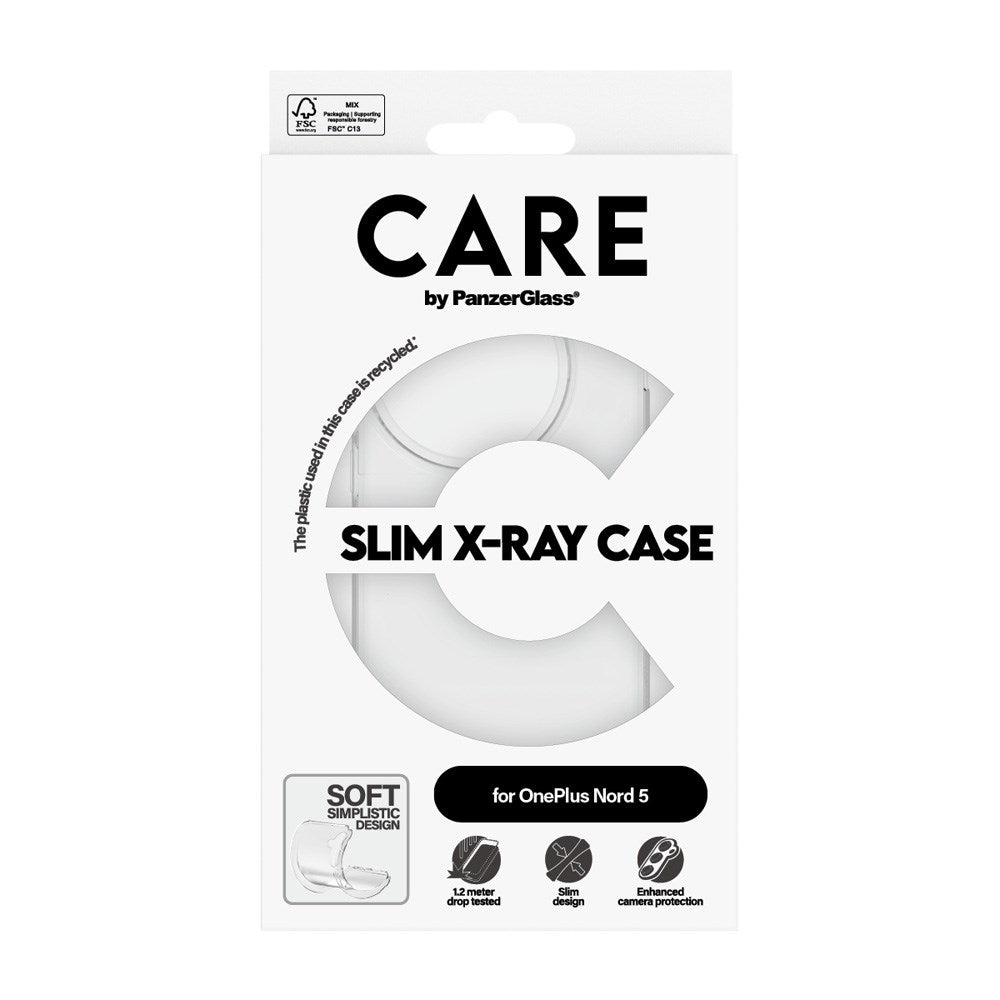 CARE by PanzerGlass OnePlus Nord 5 FASHION X-Ray Soft Basic Case - Transparent