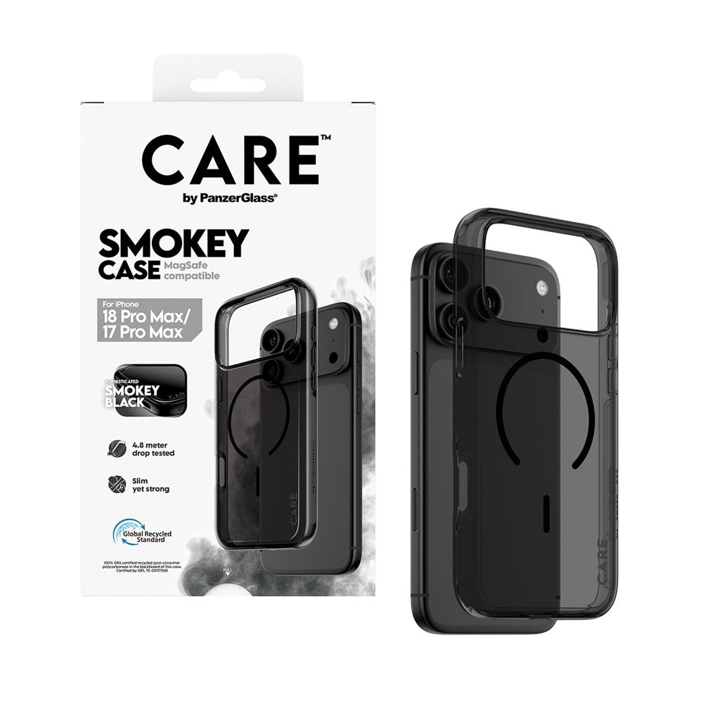 iPhone 18 Pro Max / 17 Pro Max CARE by PanzerGlass FLAGSHIP Urban Explorer Case - MagSafe Compatible - Smokey Black
