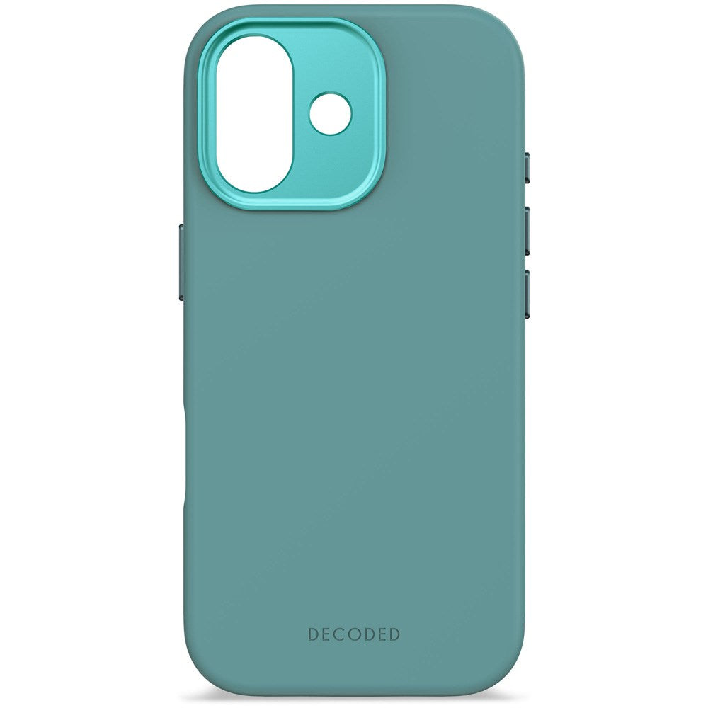 Decoded iPhone 17 AntiMicrobial Silicone Case - MagSafe Compatible - Retro Blue