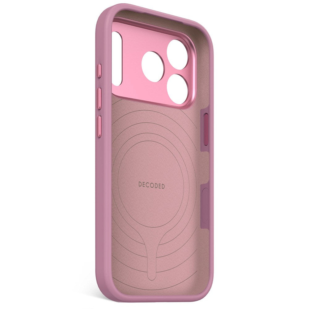 Decoded iPhone 17 Pro AntiMicrobial Silicone Case - MagSafe Compatible - Rosette