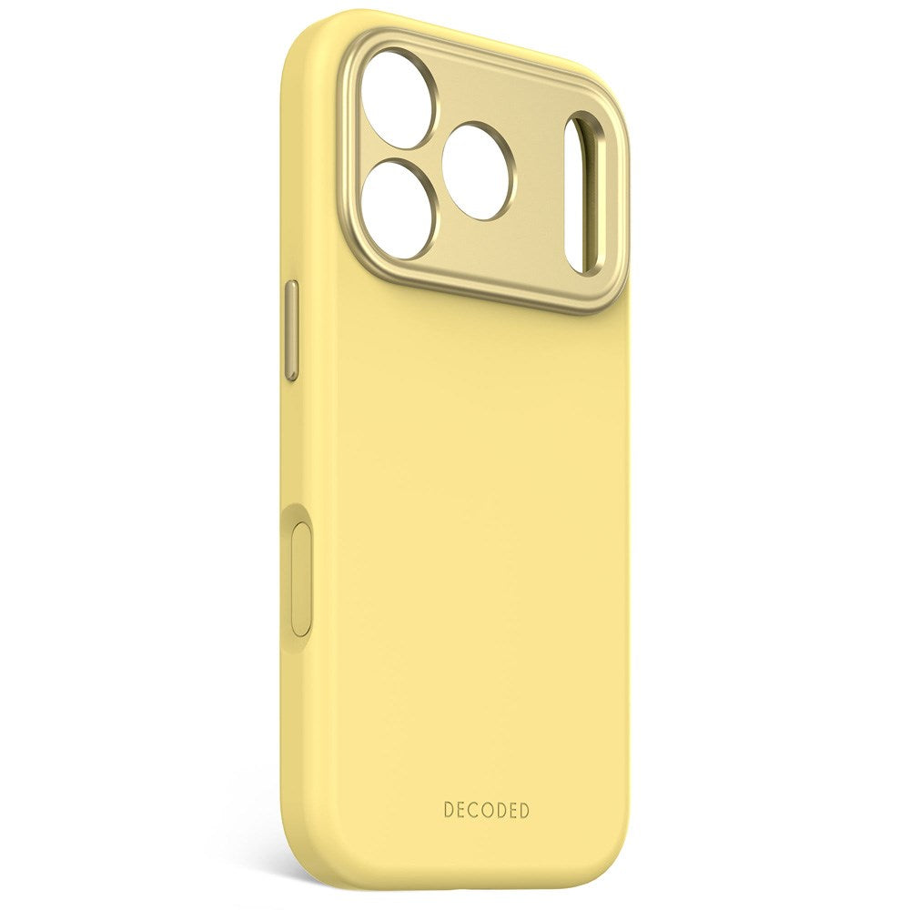 Decoded iPhone 17 Pro AntiMicrobial Silicone Case - MagSafe Compatible - Yuma Yellow