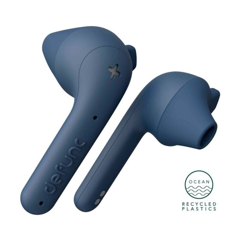 Defunc True Basic Hybrid Wireless Headphones – In-Ear – Blue