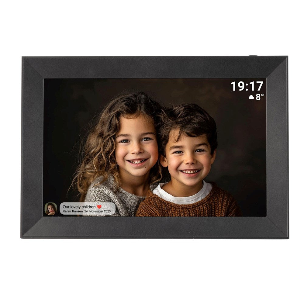 Denver Digital WiFi Photo Frame - Frameo - 10.1" - 16GB - Black