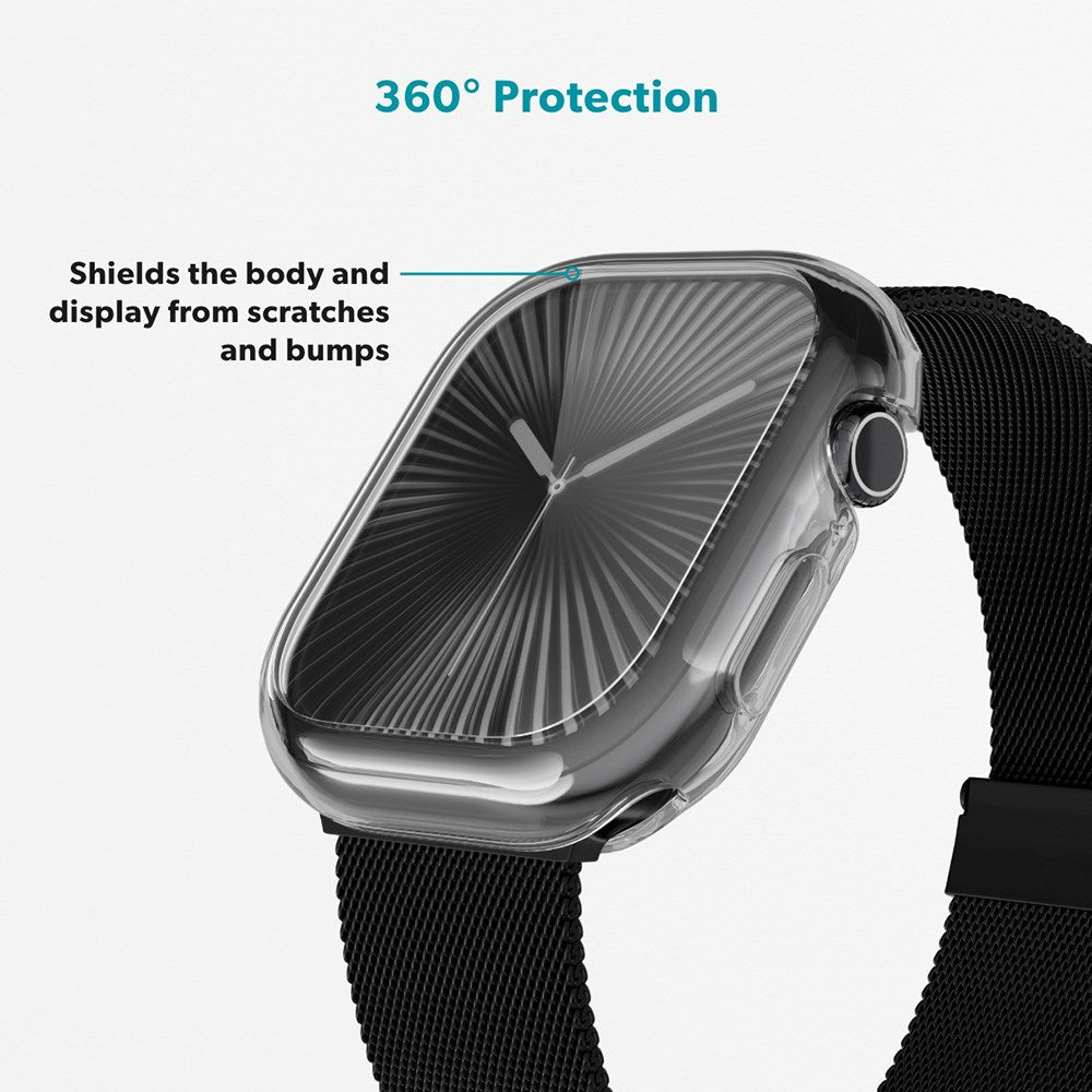 Epico Apple Watch 8/7 (45mm) Hero Case Flexible Plastic Cover - Transparent