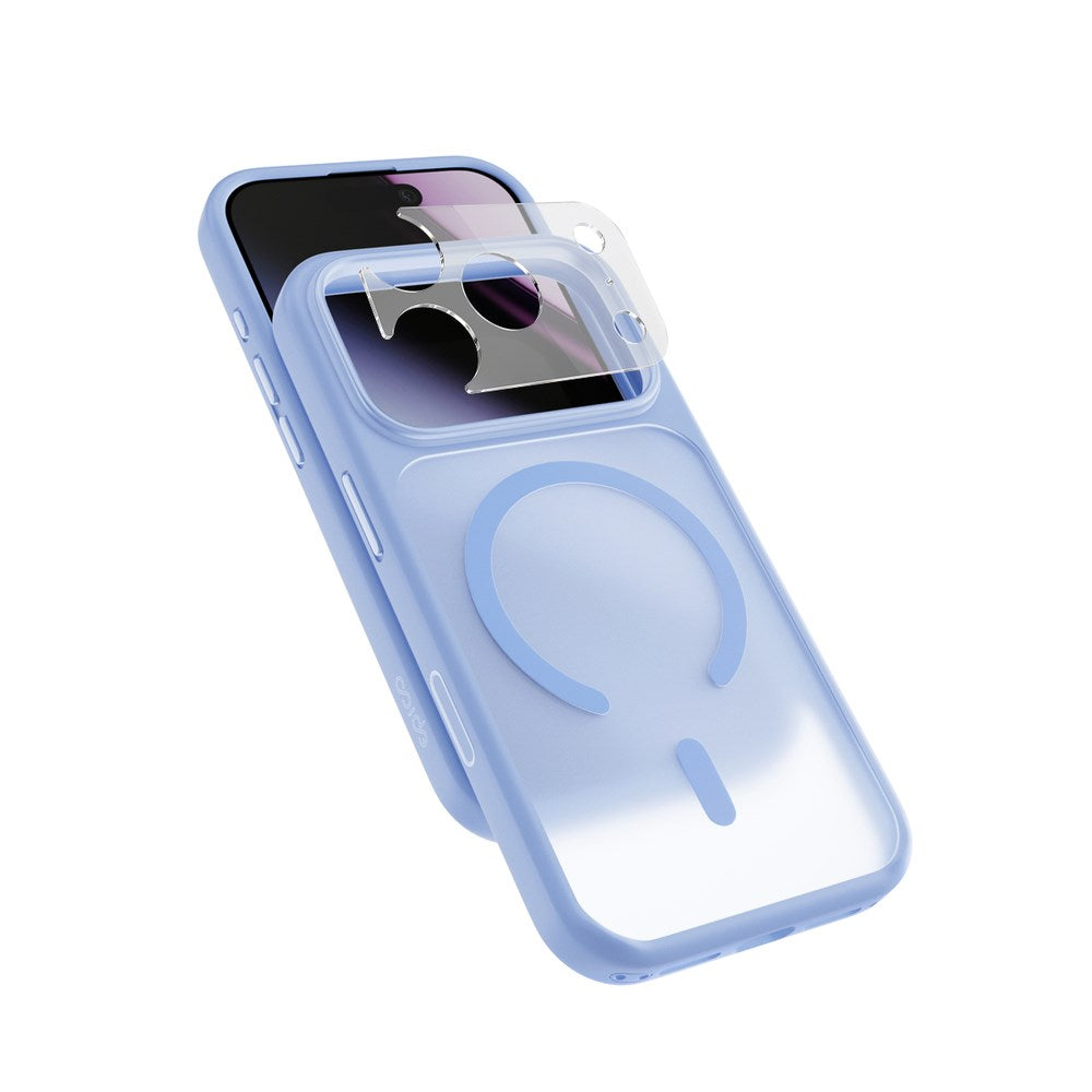 iPhone 18 Pro Max / 17 Pro Max Epico HeroMatte Pro Mag+ Case with Camera Protection - MagSafe Compatible - Blue
