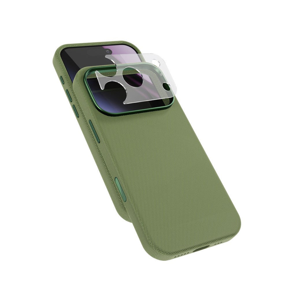 iPhone 18 Pro / 17 Pro Epico SolidWoven Pro Mag+ Case with Camera Protection - MagSafe Compatible - Green
