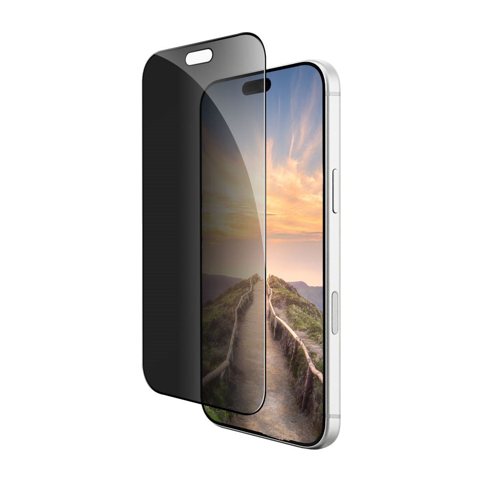 iPhone 18 Pro dbramante1928 Eco-Shield Privacy Screen Protector with Installation Frame - Transparent