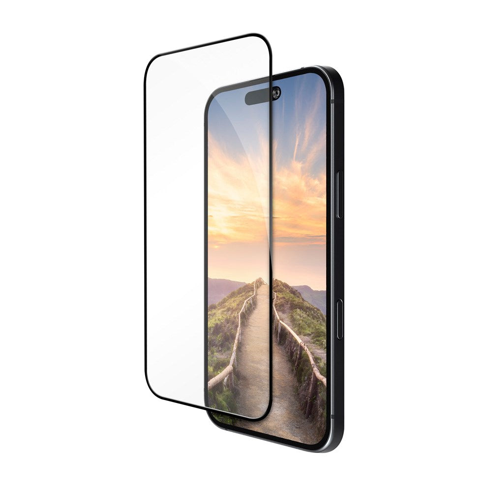 iPhone 17 dbramante1928 Eco-Shield Screen Protector with Installation Frame - Black Edge