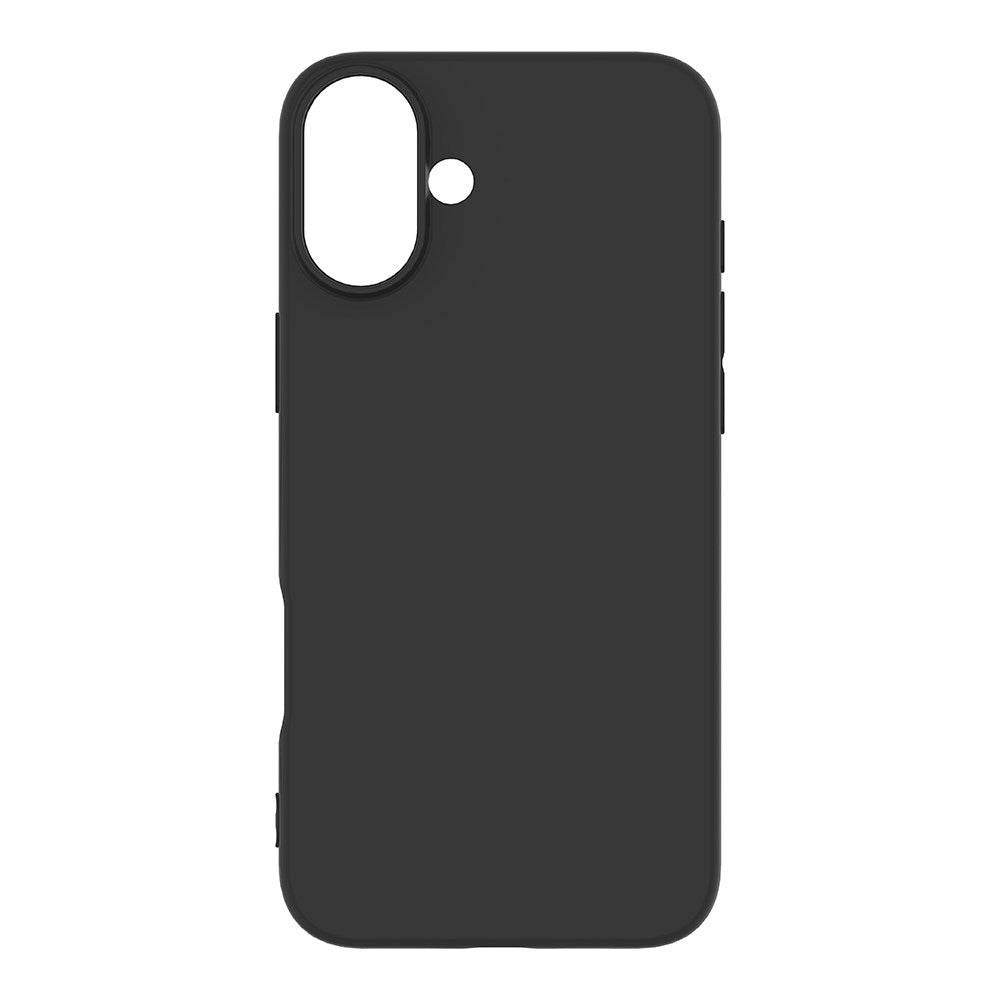 eSTUFF iPhone 16 Plus INFINITE VIENNA Flexible Plastic Case - 100% Recycled Plastic - Black