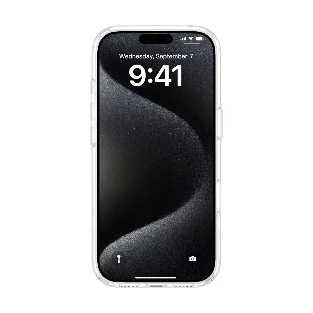 eSTUFF iPhone 17 Pro INFINITE OSLO Hybrid Plastic Case - MagSafe Compatible - Transparent