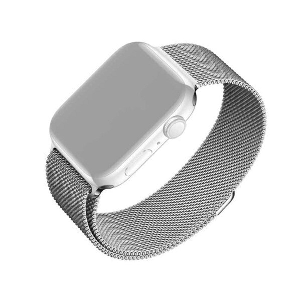 Apple Watch (38/40/SE/41mm) Fixed Mesh Strap - Silver