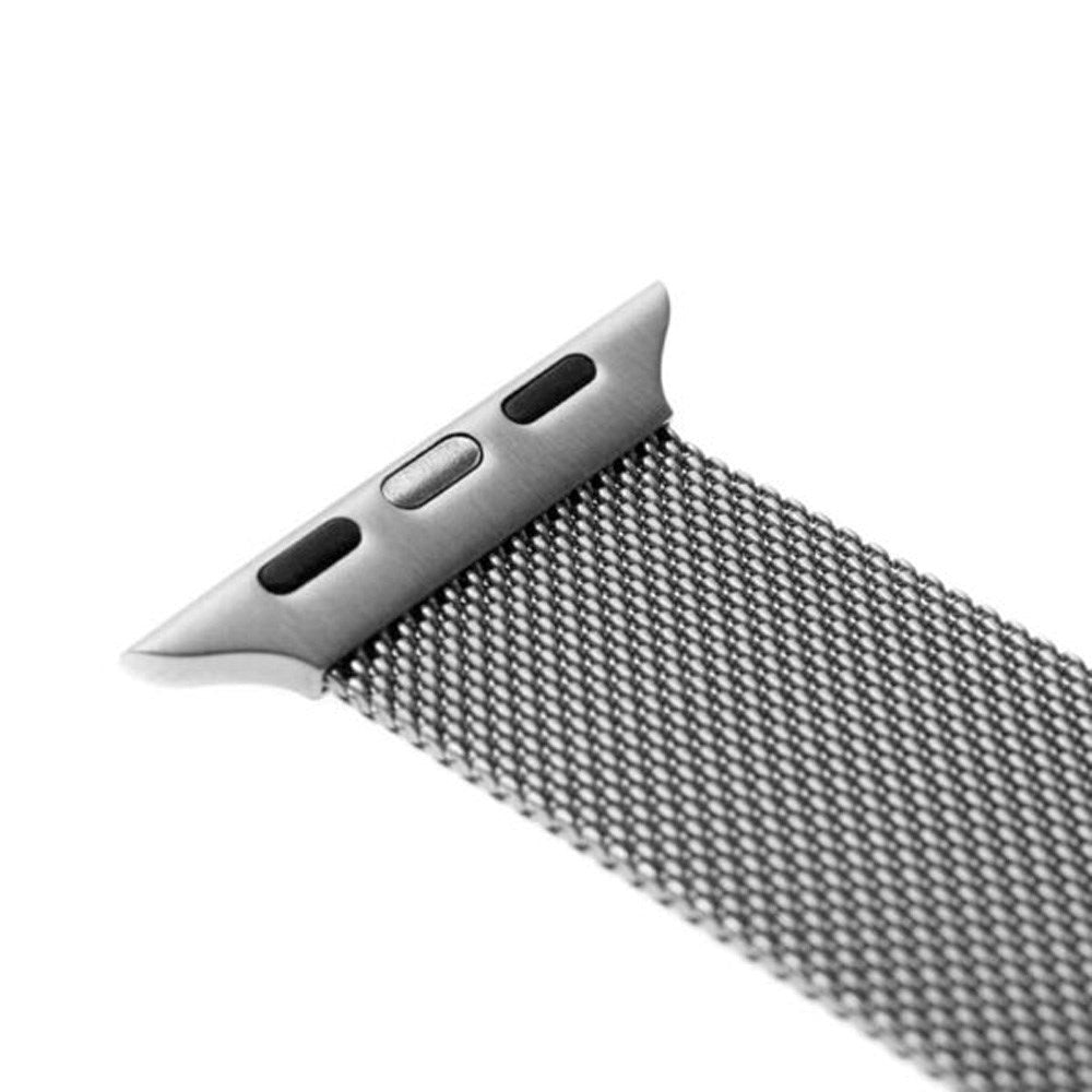 Apple Watch (38/40/SE/41mm) Fixed Mesh Strap - Silver
