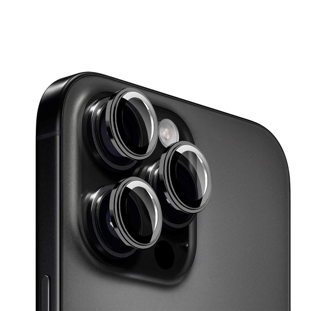 iPhone 16 Pro / 16 Pro Max Mobile Origin Easy Lens Guard - Camera Lens Protector - Black