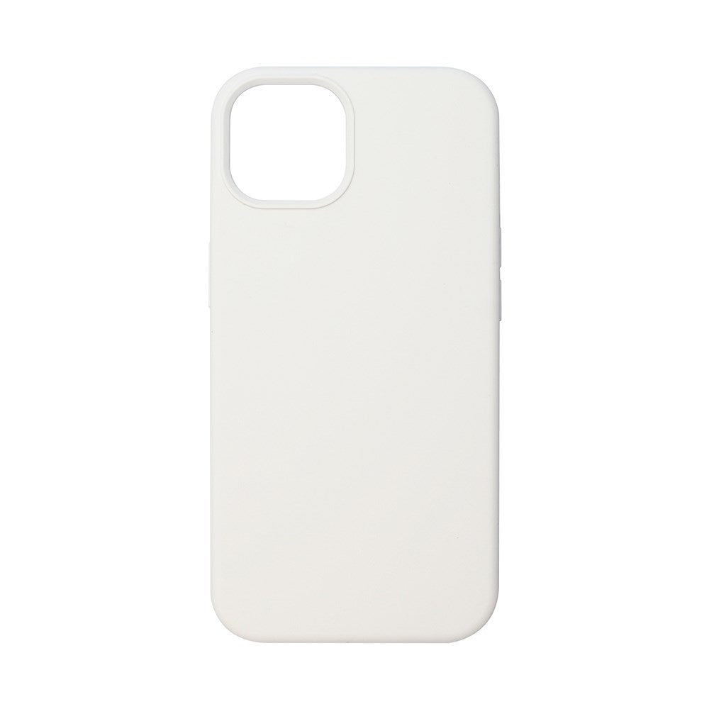 GreenMind iPhone 13 Lined Silicone Case - White