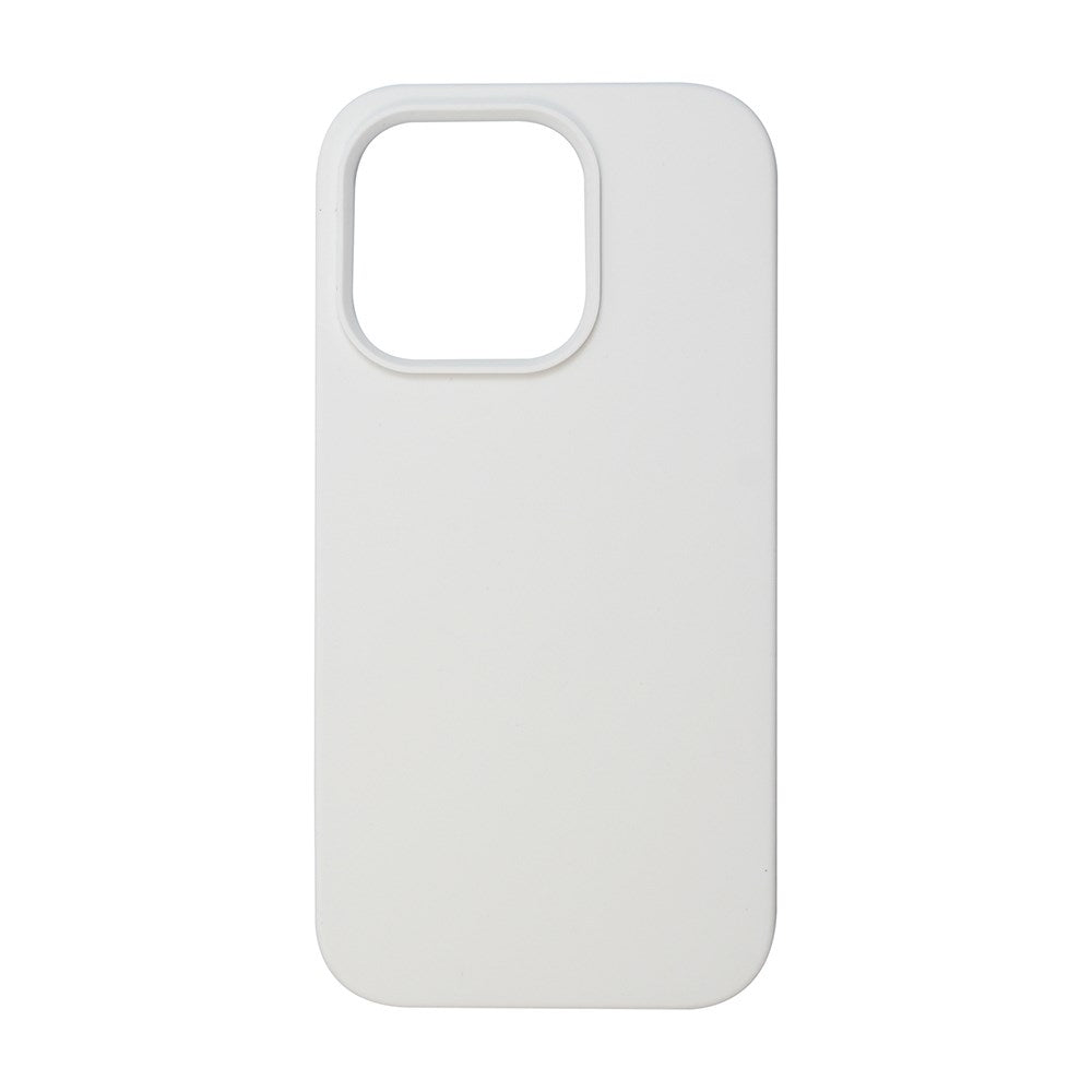 GreenMind iPhone 14 Pro Lined Silicone Case - White