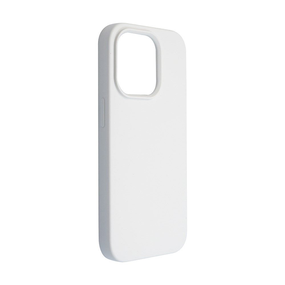 GreenMind iPhone 14 Pro Lined Silicone Case - White