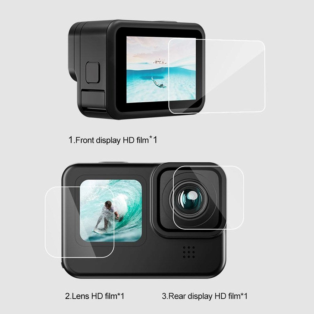 TELESIN GoPro Hero 9 / 10 / 11 / 12 Protective Film - Transparent