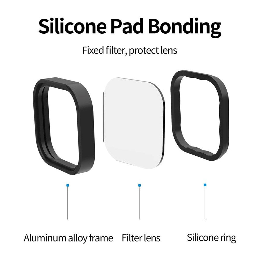 TELESIN ND8 / 16 / 32 Filter for Lens - GoPro Hero 9 / 10 / 11 / 12 / 11 Mini