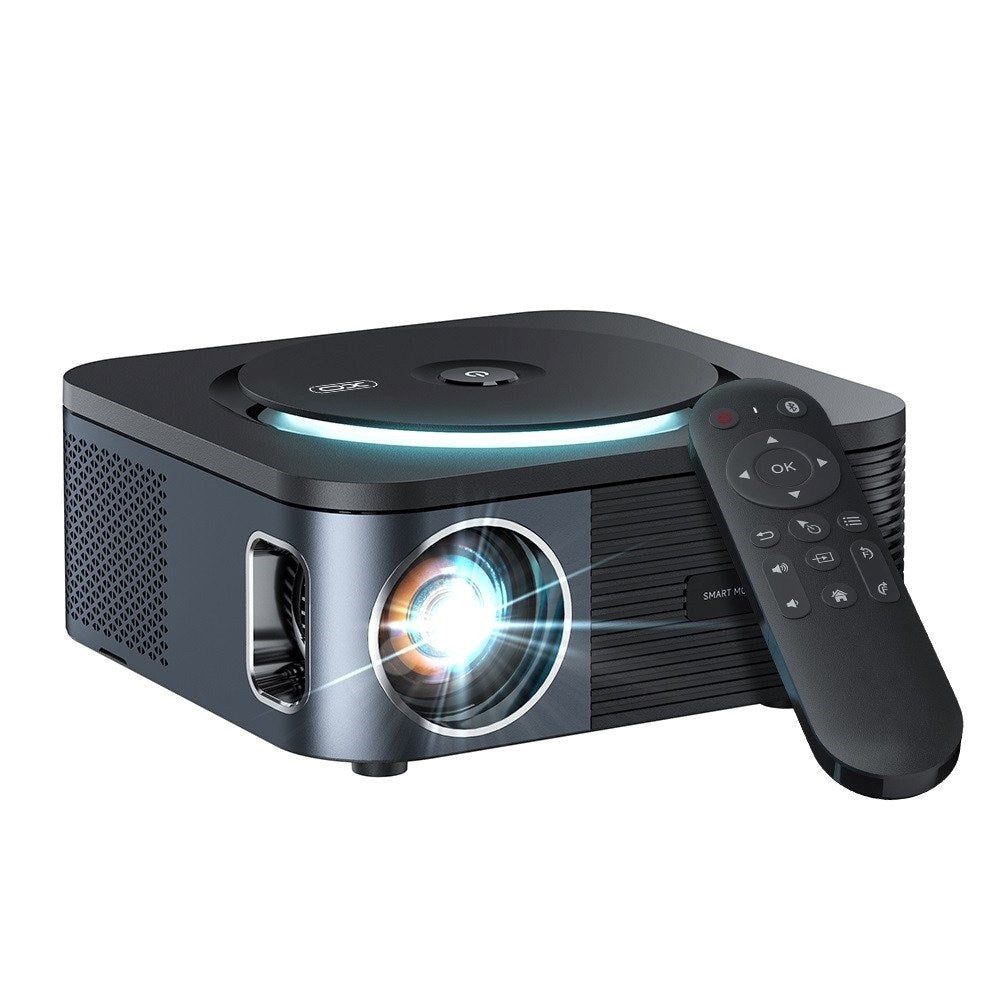 XO FF01 Projector with 30 - 120" Projection Screen - Black