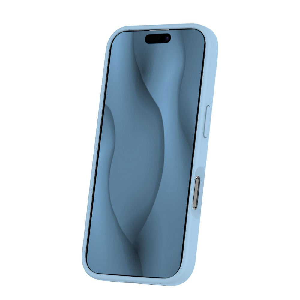 iPhone 16 Plus Silicone Thin Case - MagSafe Compatible - Light Blue