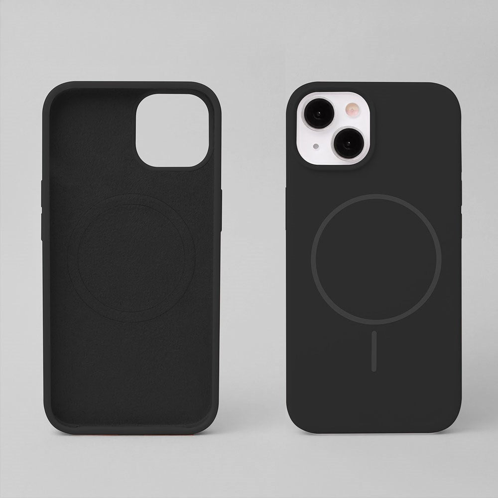 iPhone 16e Silicone Thin Case - MagSafe Compatible - Black
