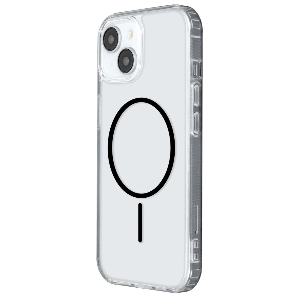 iPhone 17 TFO Anti-Shock Thin Case - MagSafe Compatible - Transparent / Black