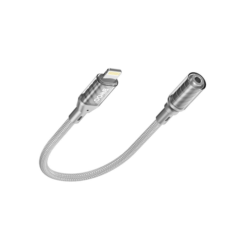 BWOO Lightning to 3.5mm Jack Adapter – Grey