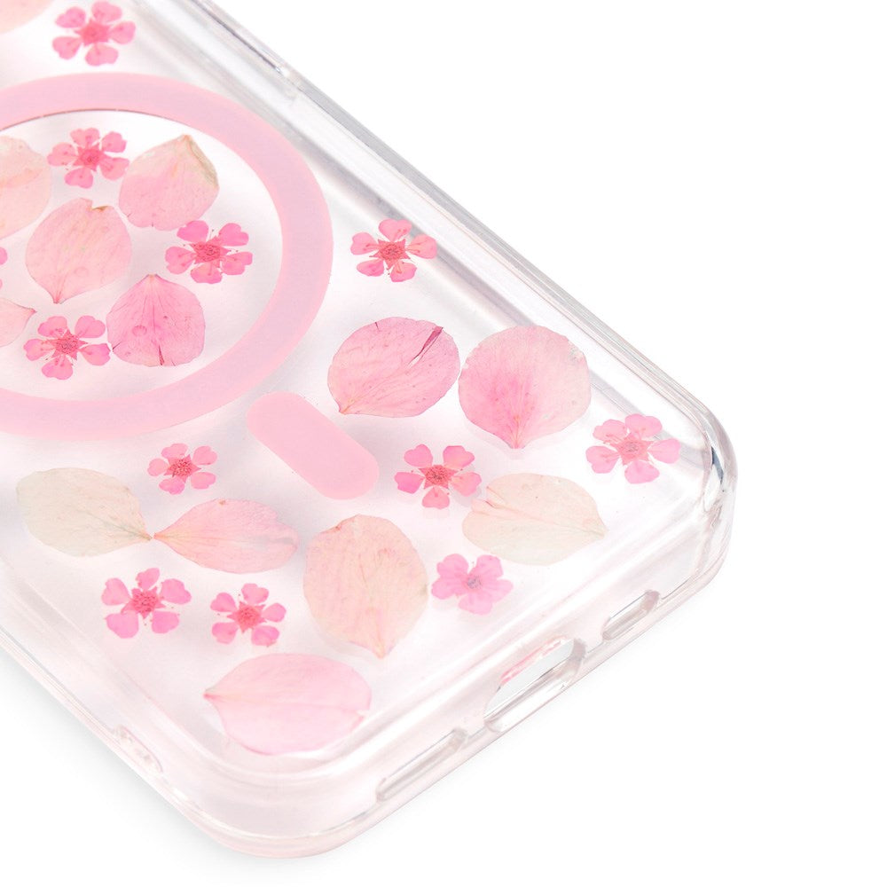 iDeal Of Sweden iPhone 15 / 14 / 13 Clear Case - MagSafe Compatible - Cherry Blossom