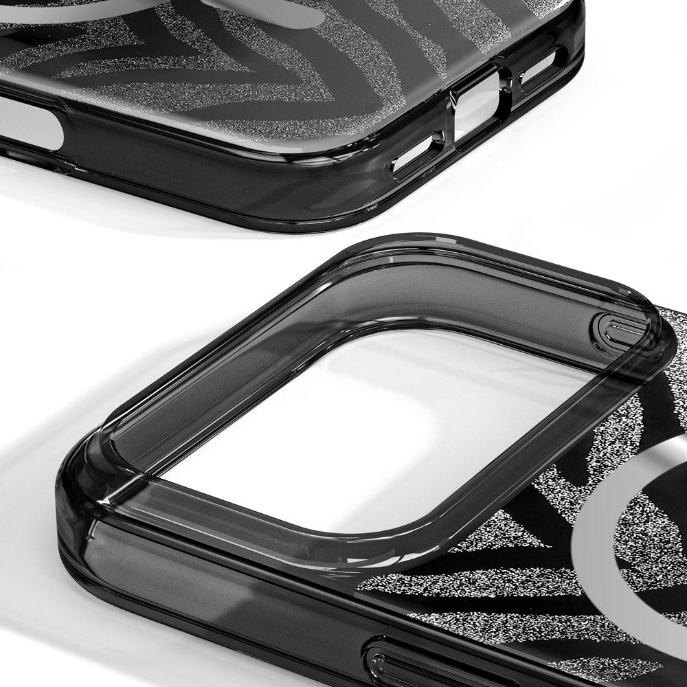 iPhone 17 Pro iDeal Of Sweden Clear Case - MagSafe Compatible - Zebra Mystique