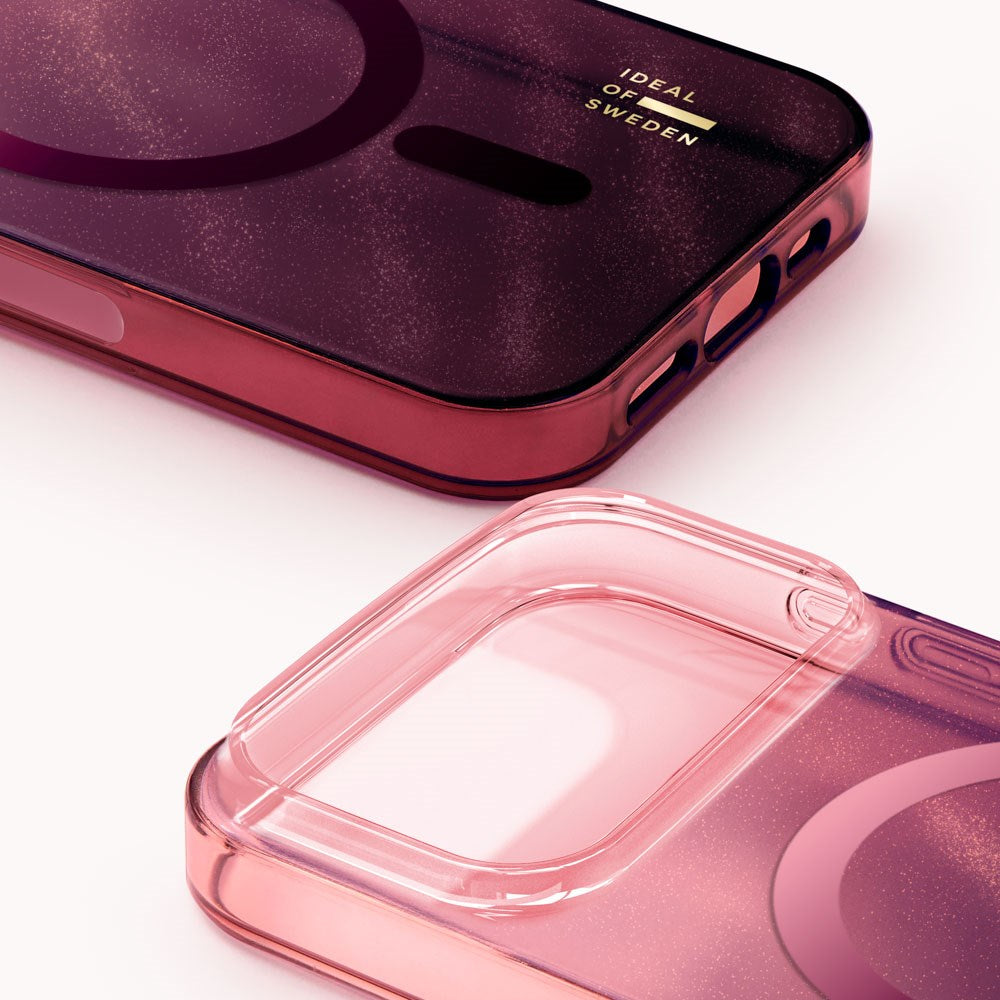 iPhone 18 Pro / 17 Pro iDeal Of Sweden Clear Case - MagSafe Compatible - Cherry Lacquer