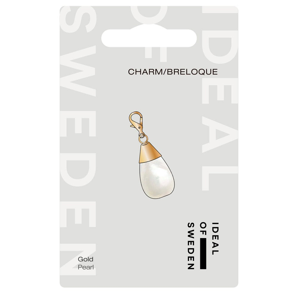 iDeal of Sweden Charm Pendant with Lobster Clasp - Pearl