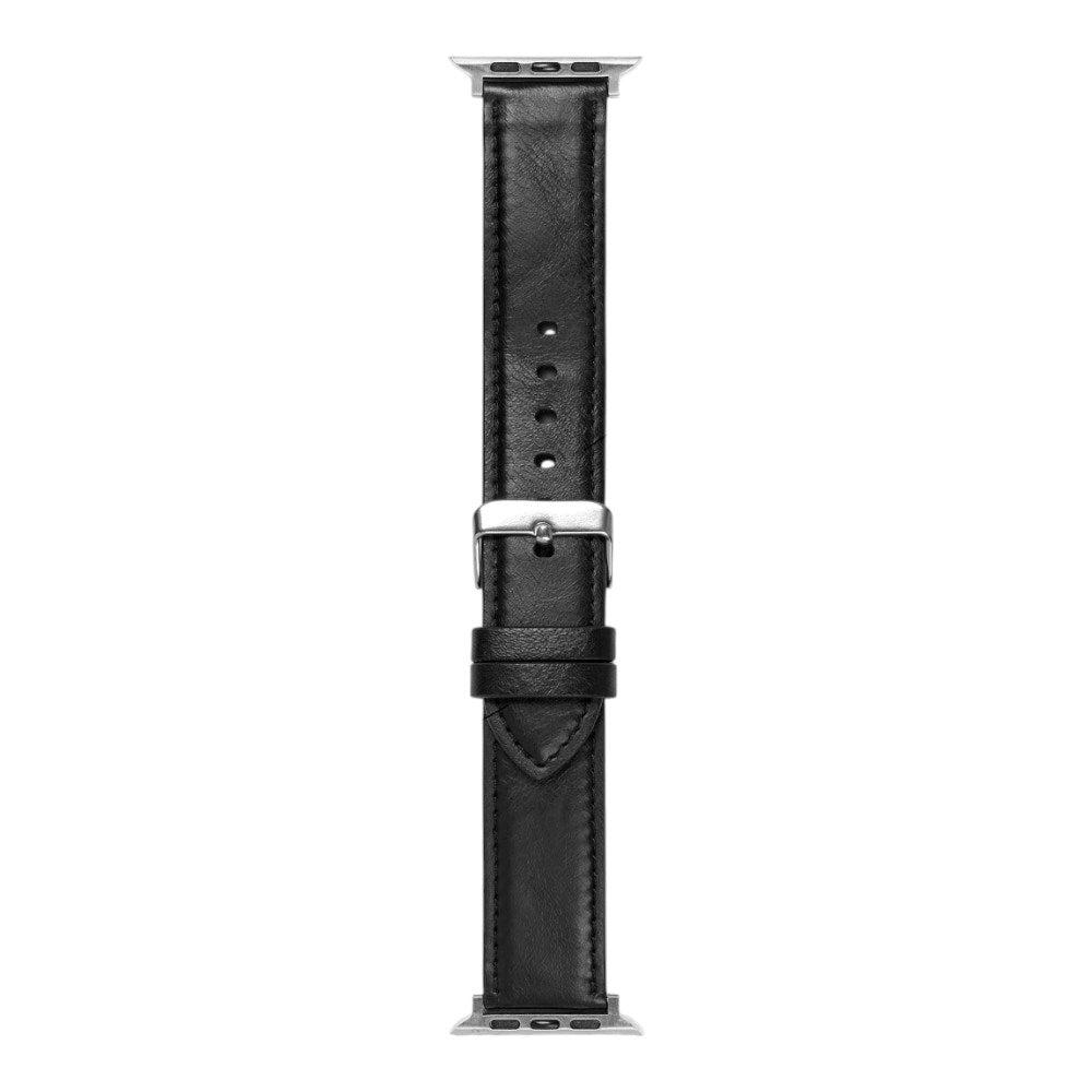 Apple Watch (42/44/SE/45/46/49mm) iDeal of Sweden Classic Vegan Leather Watch Strap - Iconic Black