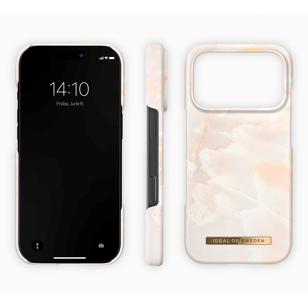 iDeal Of Sweden iPhone 17 Pro Fashion Case - MagSafe Compatible - Rose Pearl Marble