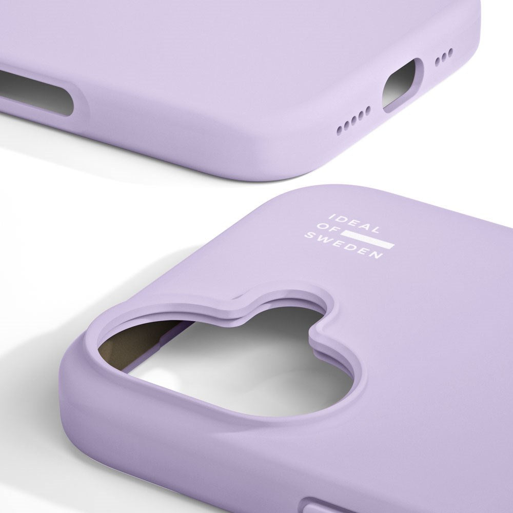 iPhone 16 iDeal Of Sweden Silicone Case - Lavender Milk