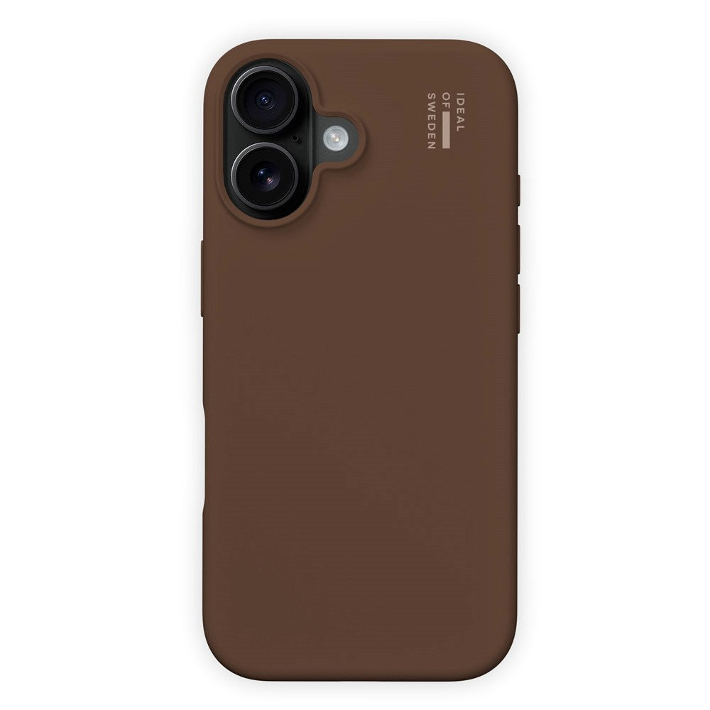 iDeal Of Sweden iPhone 16 Silicone Case - MagSafe Compatible - Mocha Mousse