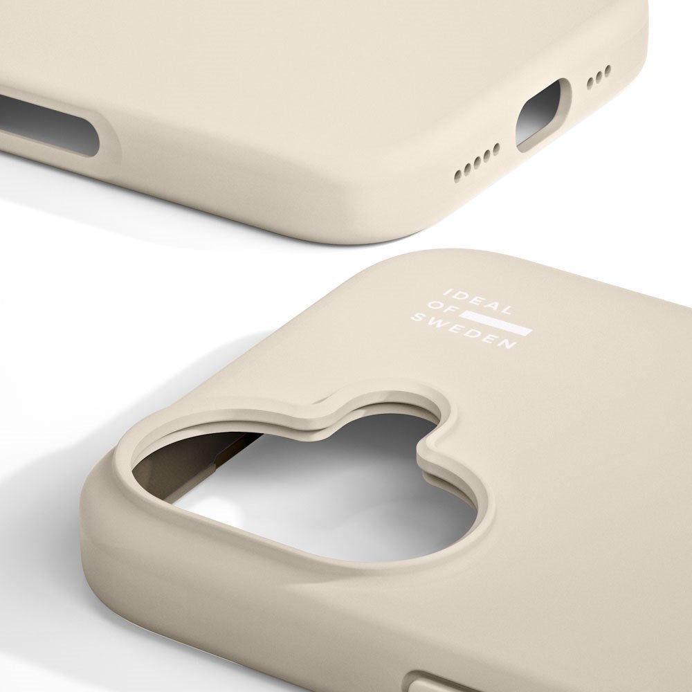 iPhone 17 iDeal Of Sweden Silicone Case - MagSafe Compatible - Cloud Dancer