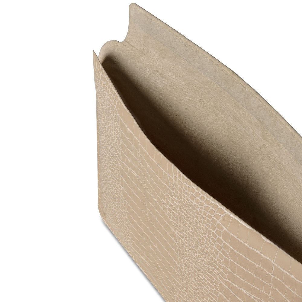 iDeal of Sweden 16" Computer Sleeve - Warm Beige Croco