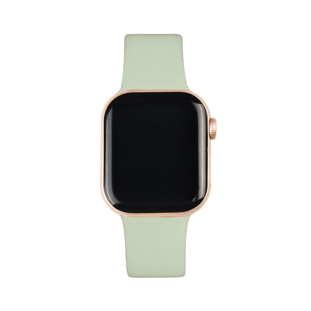 Apple Watch (42/44/SE/45/46/49mm) iDeal of Sweden Silicone Watch Strap - Size M/L - Sage Green